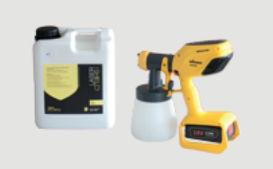 NITTY-GRITTY KIT: LASER SHIELD 5 L with Spray Gun and Battery pack